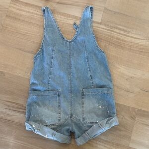 We the Free High Roller Denim Romper